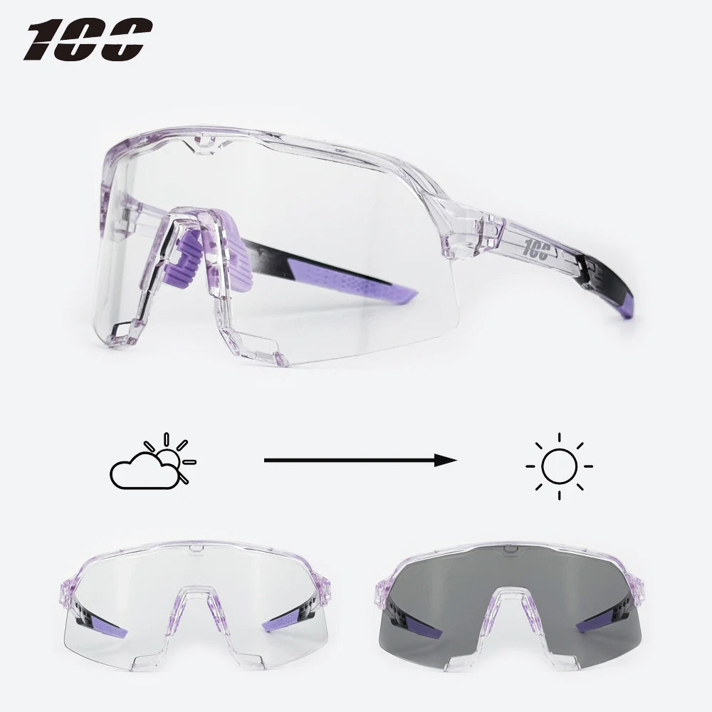 100 Bike Sunglasses Cycling Glasses for Man MTB Goggles