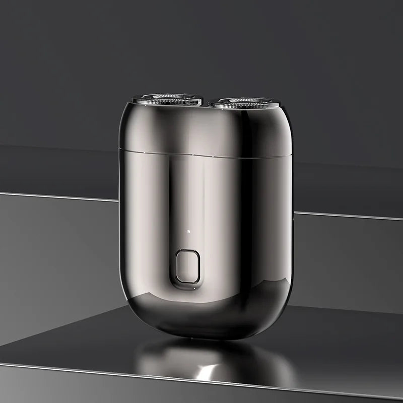 Portable Rotary Dual Ring Electric Shaver Men Shaver