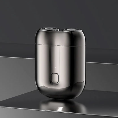 Portable Rotary Dual Ring Electric Shaver Men Shaver