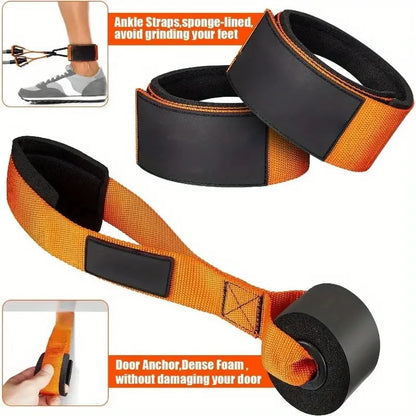 Resistance Strap with Handle: Used for Muscle Training