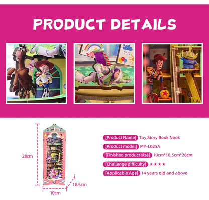 MU Toy Story Bookend 3D Metal Puzzle DIY Assembly Kit
