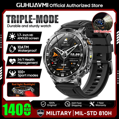 New TANK Ultra 1400mAh Battery Military Smart Watch