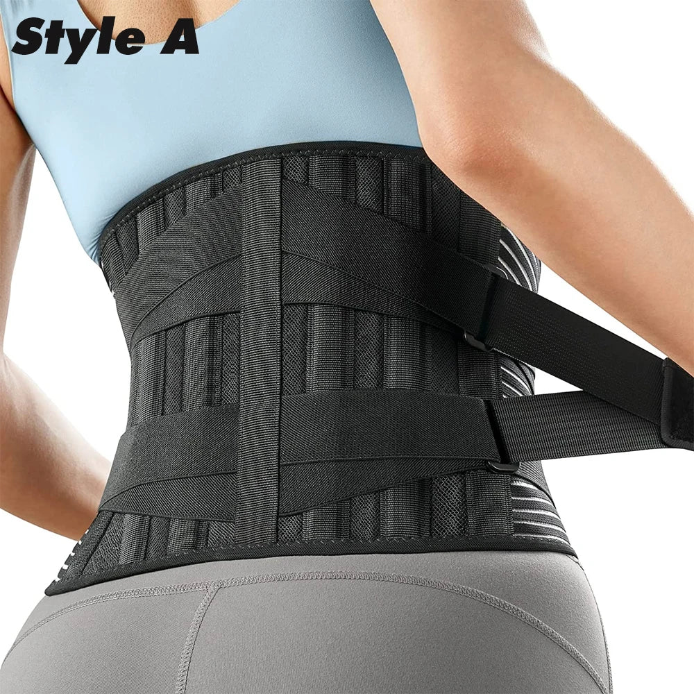 Back Brace for Lower Back Pain Lumbar Pad - Back Support Belt