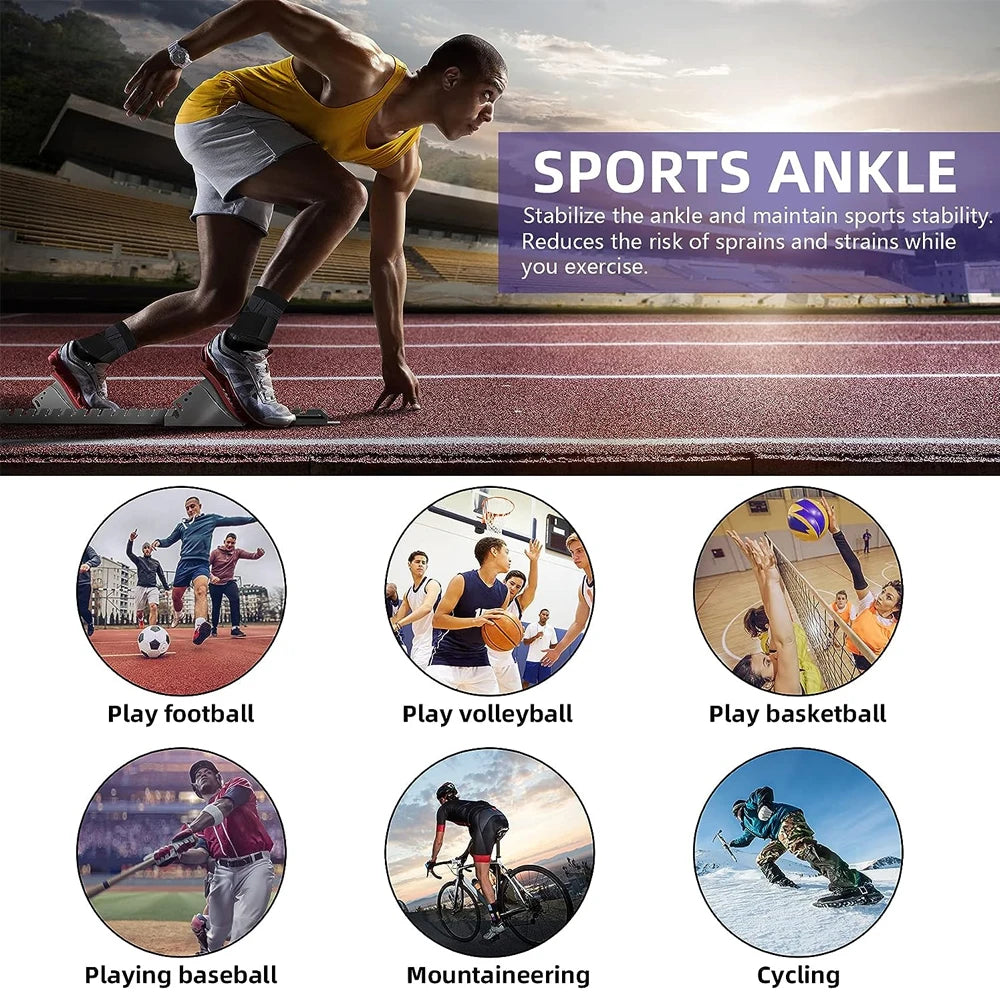 Adjustable Elastic Ankle Brace Compression Foot Support