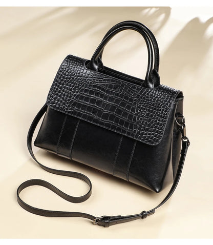 Women's Cowhide Genuine Leather Bag Crossbody Design