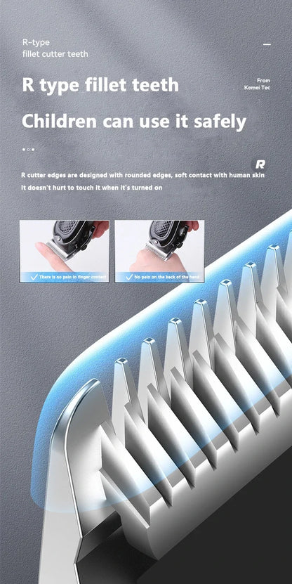 Kemei 1071 Electric Hair Clipper UBS Cordless Beard Trimmer