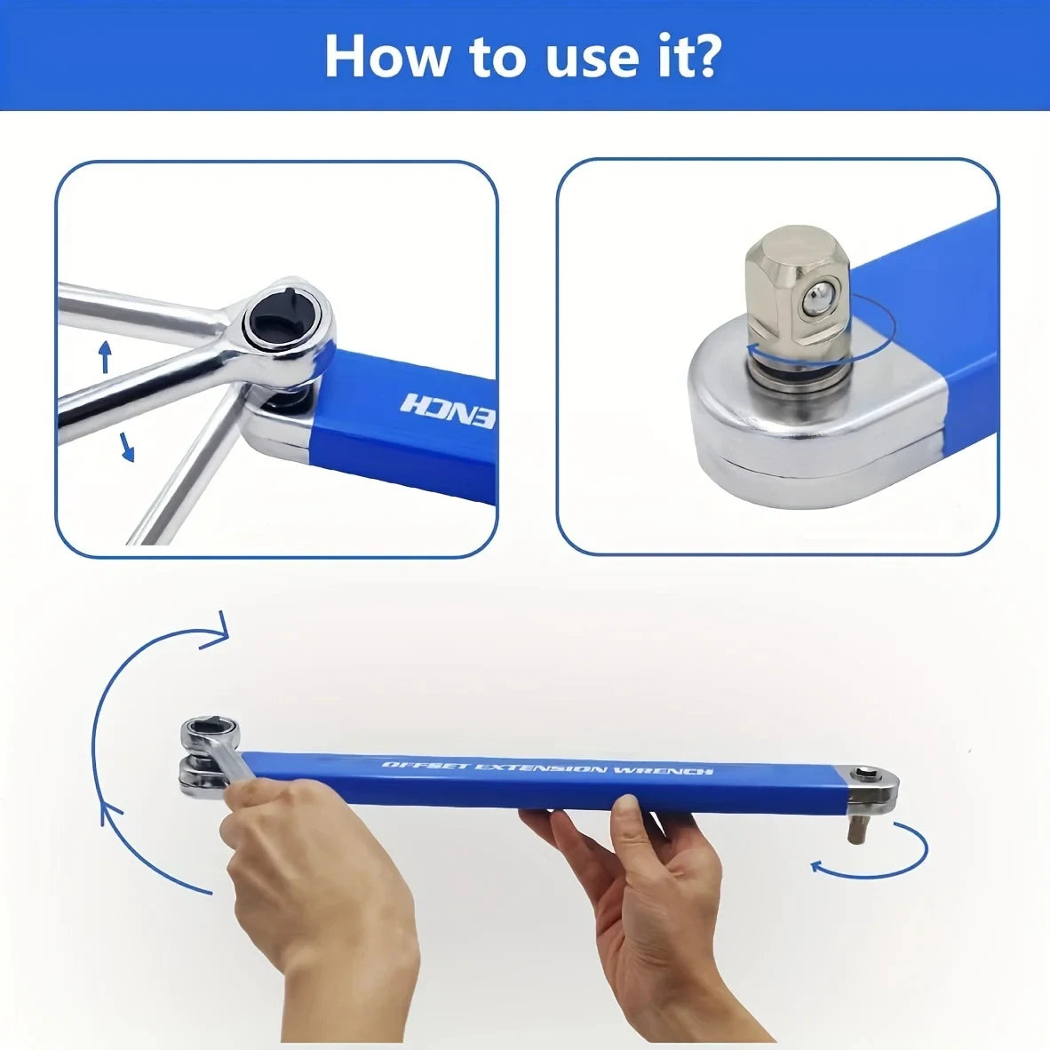 Impact Resistant Extension Wrench Set