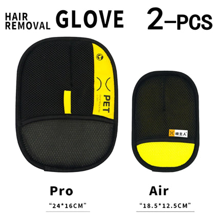 Pet Hair Remover Gloves Electrostatic 2-in-1 Lint Roller Brush