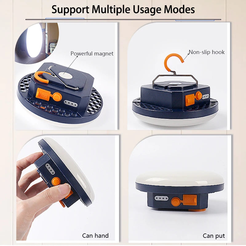 Tent Light Rechargeable Lantern Portable Emergency Night