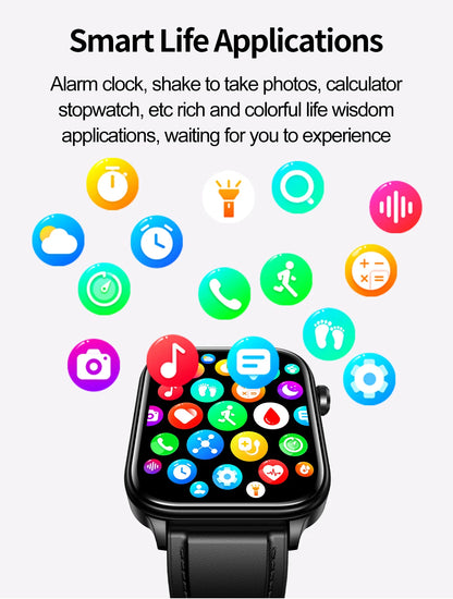 New AI Diagnosis Blood Lipids Body composition Test Smart Watch