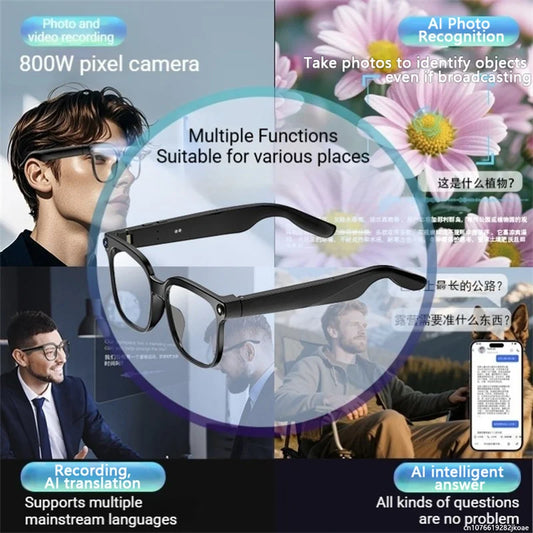 Smart Translation Glasses AI Smart Bluetooth Glasses