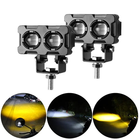 1PCS Motorcycle LED Fog Lights ATV Driving Fog Light