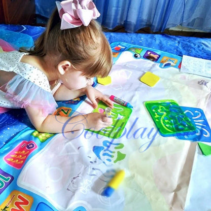 Magic Water Drawing Mat with Reusable Magic Pens