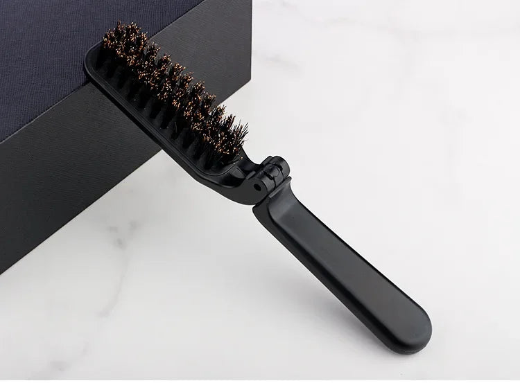 Soft Boar Bristle Beard Brush Hairdressing Hair Styling