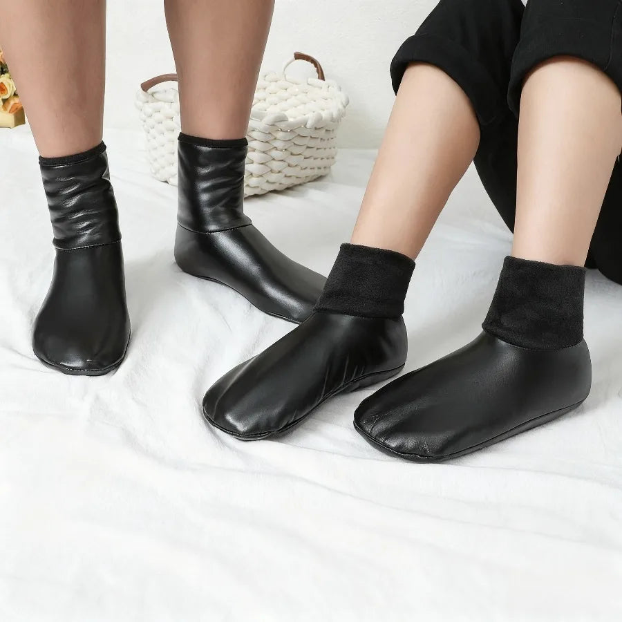 1 Pair of Medium Tube Thick Warm Socks for Men and Women