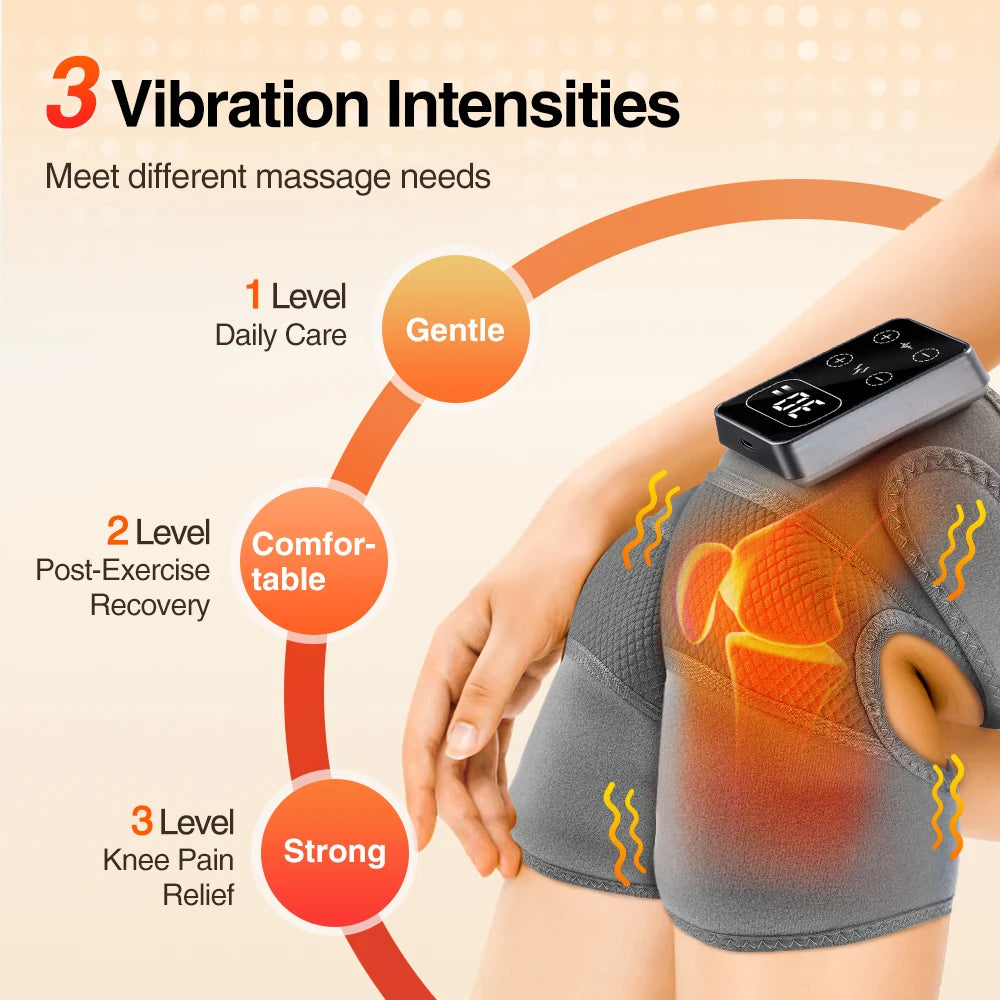 Electric Heating Knee Wrap with 5 Modes Muscle Relaxation