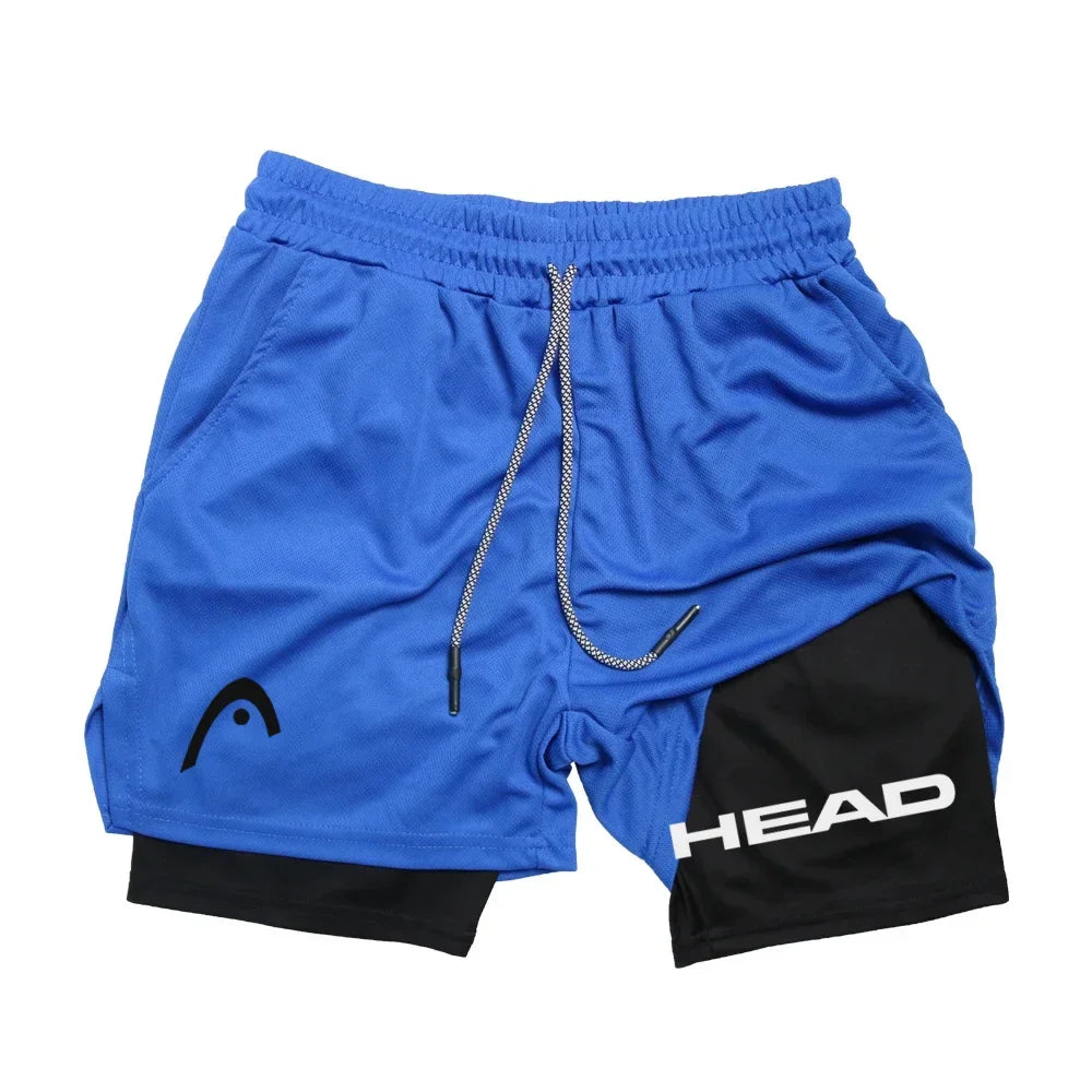 Anime Berserk Head Running Shorts Men Fitness Gym Training