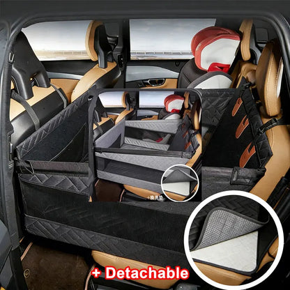Pet Car Nest Bed Full Coverage Back Seat Hammock Extender