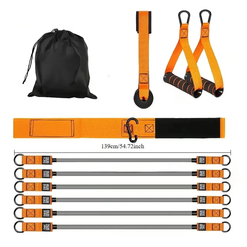 Resistance Strap with Handle: Used for Muscle Training