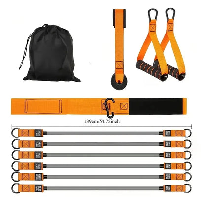 Resistance Strap with Handle: Used for Muscle Training