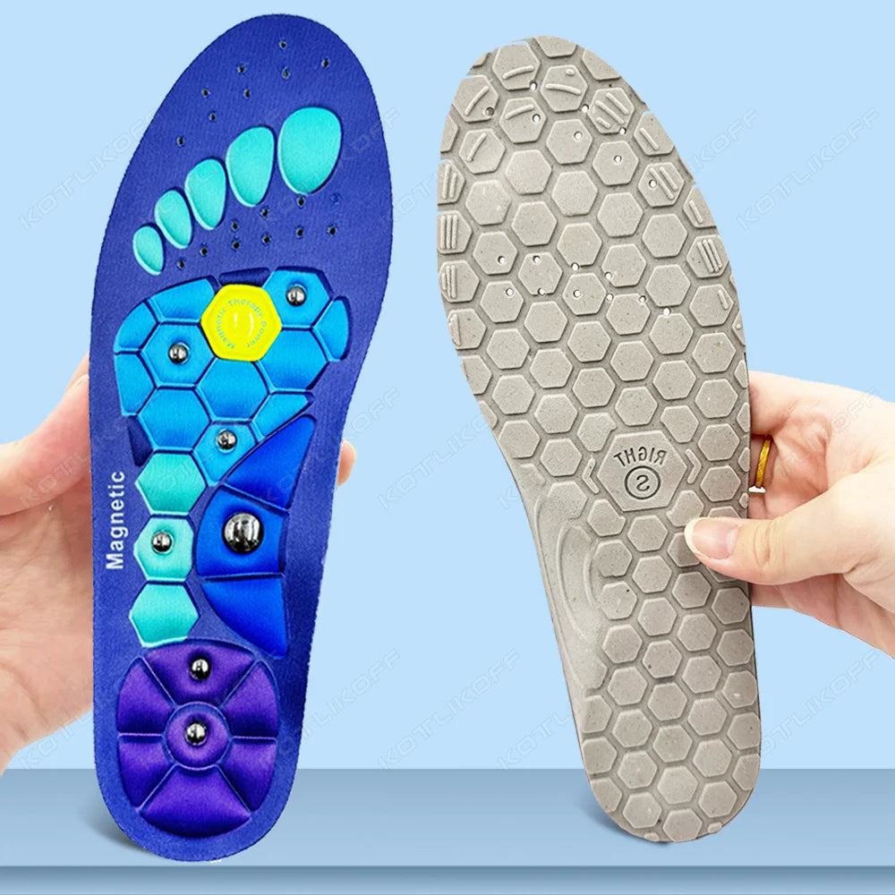 Medical Magnetic Therapy Sports Insoles Massage Foot