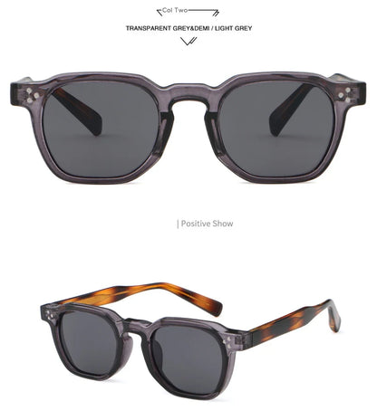 Retro Punk Polarized Lenses Men Sunglasses Square Trends