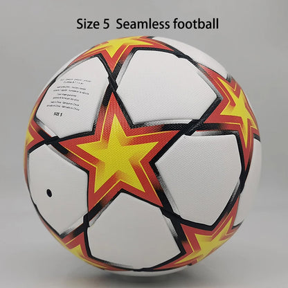 Seamless Soccer footy football training ball Size 5 PU Indoor football
