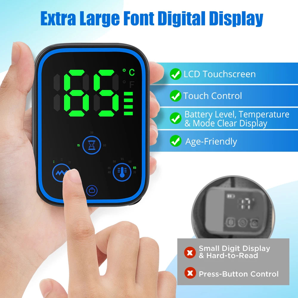 3-in-1 Heated Vibration Knee Massager