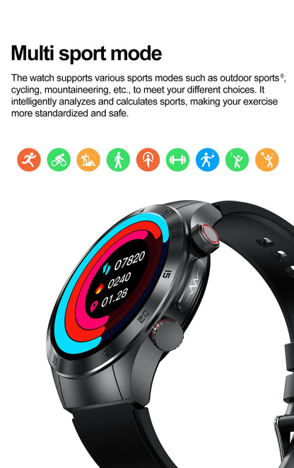 2025New Laser Therapy ECG+PPG Smartwatch For Men Women