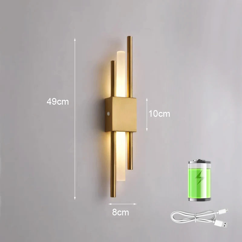 Nordic LED Wall Lamp Indoor Lighting Bedroom Bedside