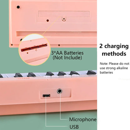 37 Keys Electronic Piano Keyboards with Microphone