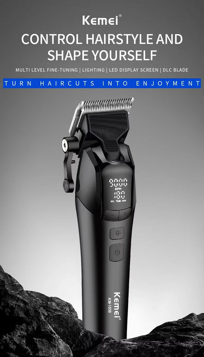 Kemei KM-1858 10W Barber Professional Electric Hair Clipper