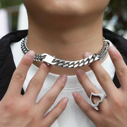 316 Stainless Steel Plated 18k Gold Fashion Hip Hop Bracelet