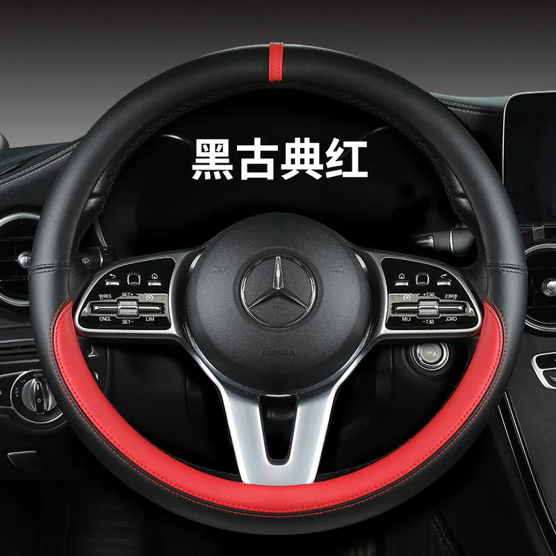 All-Nappa Leather Steering Wheel Cover Leather
