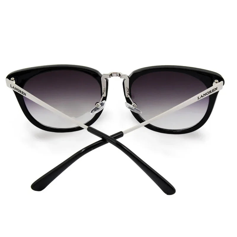 TAGION Fashion Unisex Cat Eye Plastic Frame Sunglasses