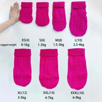 Dog Winter Clothes Knitted Pet Clothes Pet Sweater