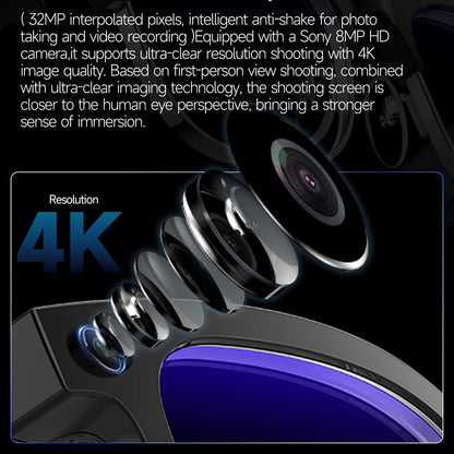 New Upgrade Smart Glasses With Camera Video Recording
