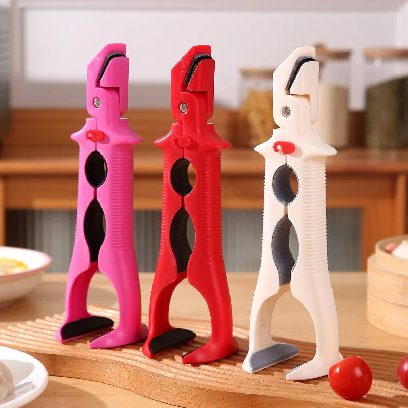 3-in-1 Heat-Proof Dish Clips for Kitchen, Anti-Slip Plate Grippers