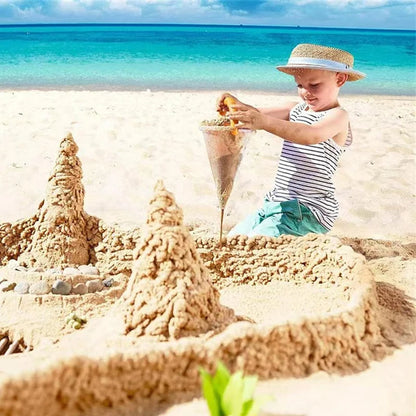Beach Children Wash Sand Overflow Funnel Outdoor