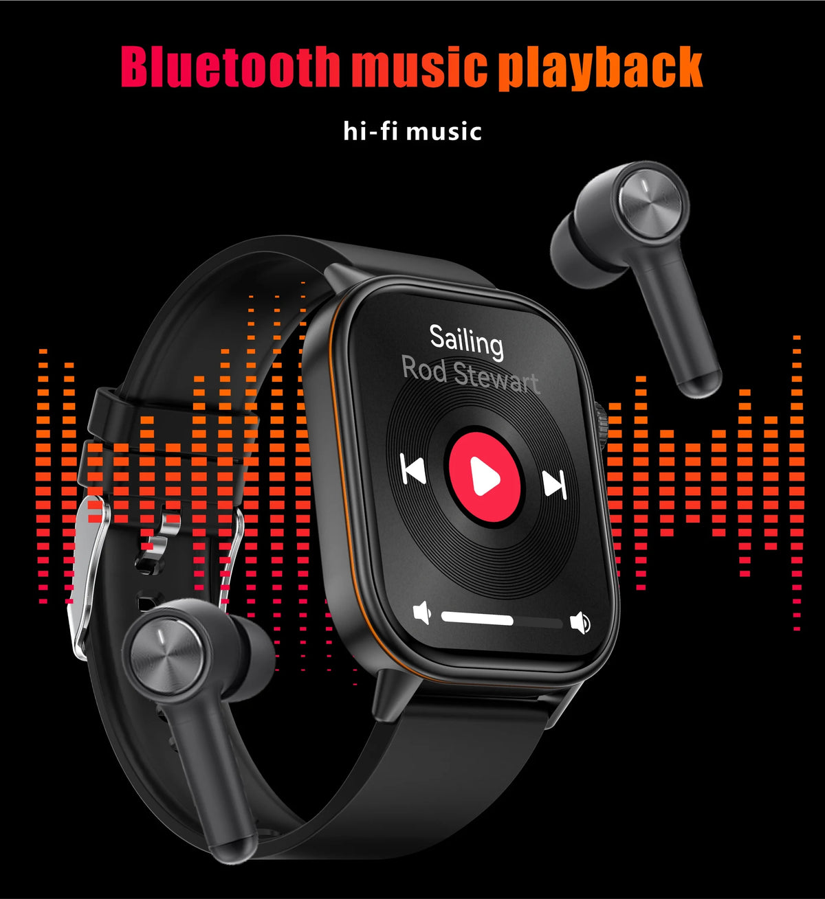 New For Android iOS Outdoor GPS Smart Watch Men 2.01" HD AMOLED