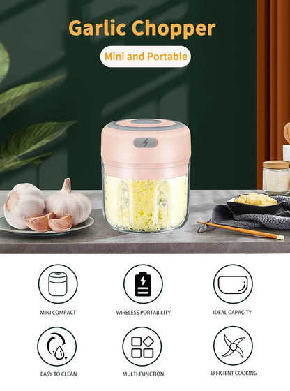 Meat Grinder Electric Garlic Crusher Food Chopper