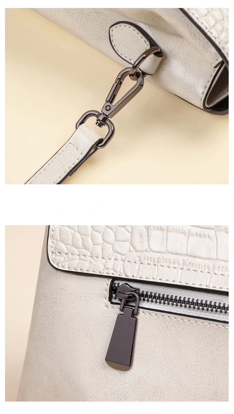 Women's Cowhide Genuine Leather Bag Crossbody Design