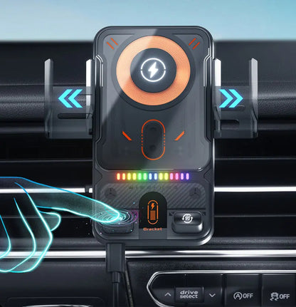 Car Phone Holder Vent Fast Wireless Charging Sensing Charger