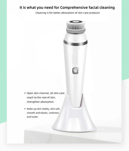 Waterproof IPX7 Electric Facial Cleansing Brush