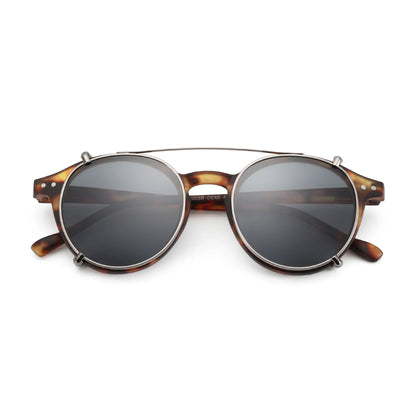 Steampunk Style Clip On Sunglasses for Men Women