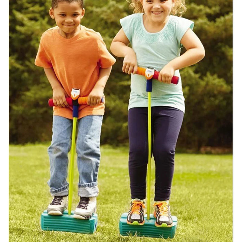 Children Growing Bounce Sense Training Pogo Stick Jumper