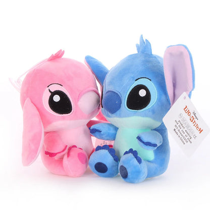 20cm Angel Stitch Disney Plush Keychains Low Taxes