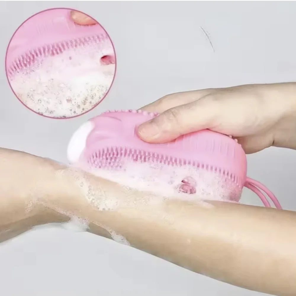 Double Side Silicone Bubble Bath Body Brush