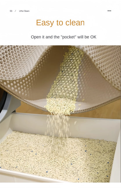 Large Size Cat Litter Mat Eva Double Layer Waterproof Mat