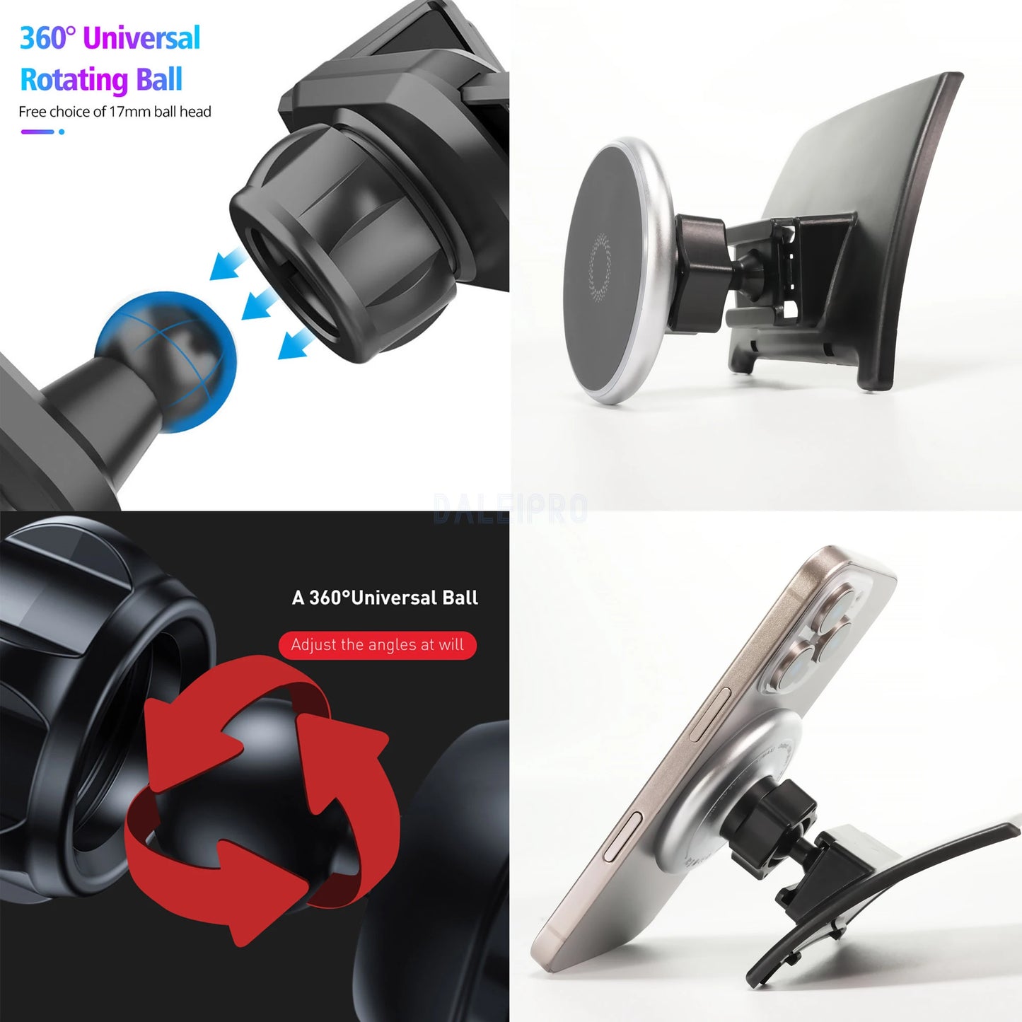 Phone Holder Car Magnetic Phone Mount Smart Sensing